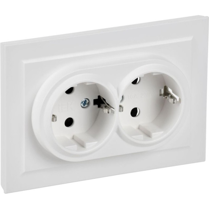 Электрическая розетка IEK BRITE BR-R21-16-K91-F