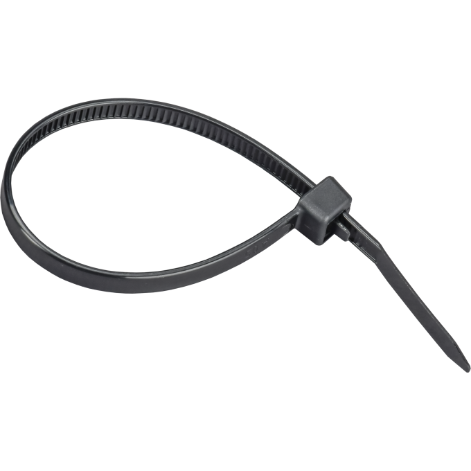 Хомут IEK UHH13-D048-160-100-K02 4.8х160мм P6.6 съемный черн. (уп.100шт)