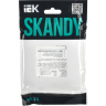 Рамка 1-местная IEK SKANDY SK-F01W арктический белый SK-M12-K01