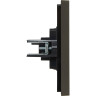 Розетка HDMI IEK FORTEPIANO FP340 серый FP-H10-K03