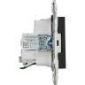 Розетка IEK SKANDY SK-R06Bl с заземлением с защитными шторками 16А черный SK-R14-16-1-K02