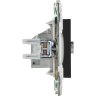 Розетка TV оконечная IEK SKANDY SK-A12Bl черный SK-A10-O-K02