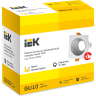 Встраиваемый поворотный светильник IEK 4110 gu10 белый/хром, пластик LT-UVB0-4110-GU10-1-K23